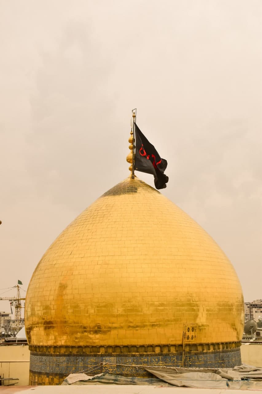 تصویر با کیفیت گنبد حرم امام حسین علیه السلام